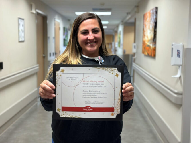 Mount Nittany Health celebrates May 2024 Employee of the Month, Amber Hockenberry